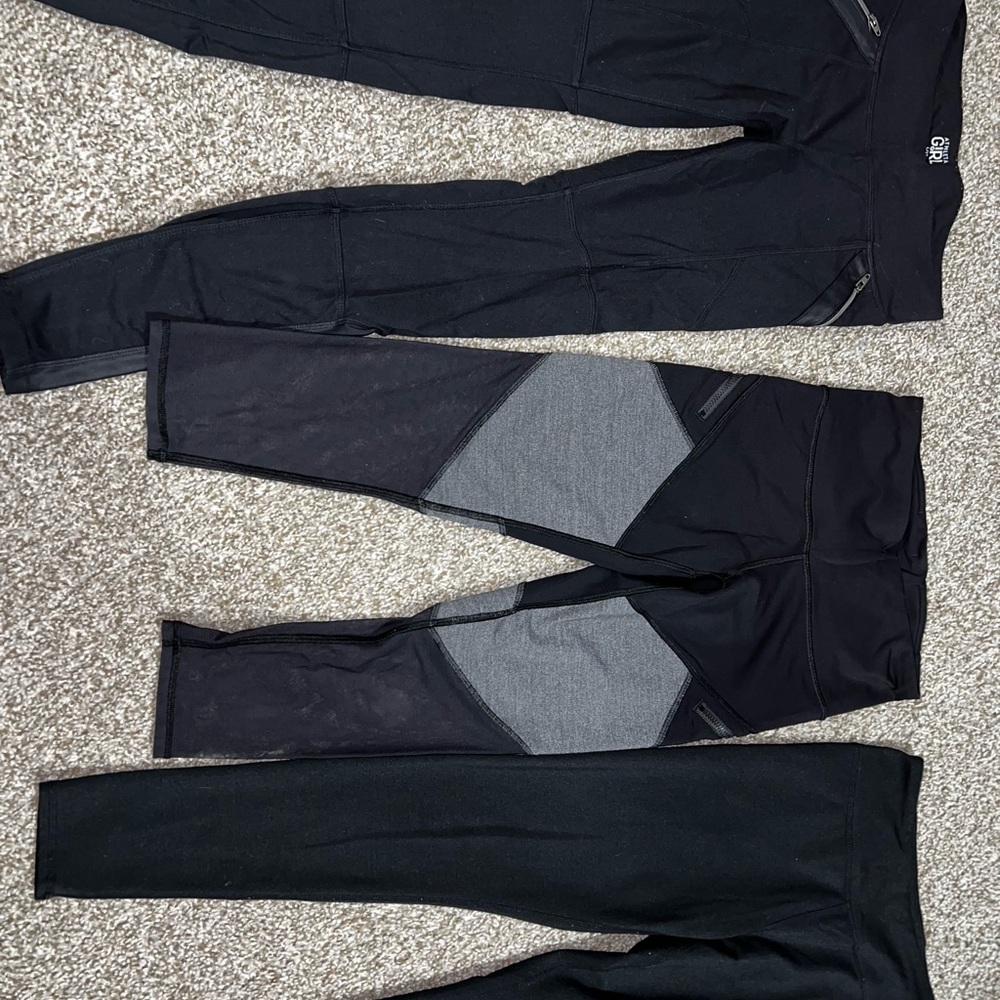 Girls leggings. Size 12. Ivivva. athleta. Zella brand.